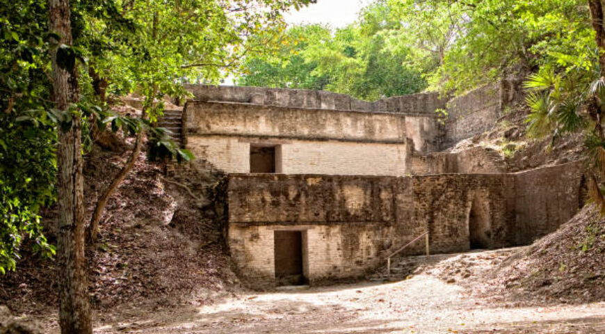 Mayan Ruin, Belize, ancient temple